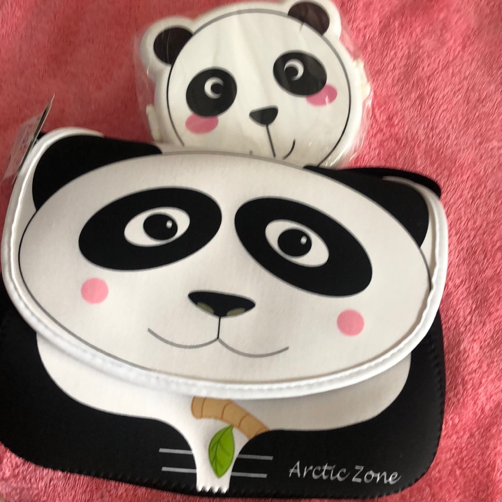 Panda lunch bag w bento box
